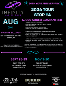 InfinityLadiesTourAugustFlyer